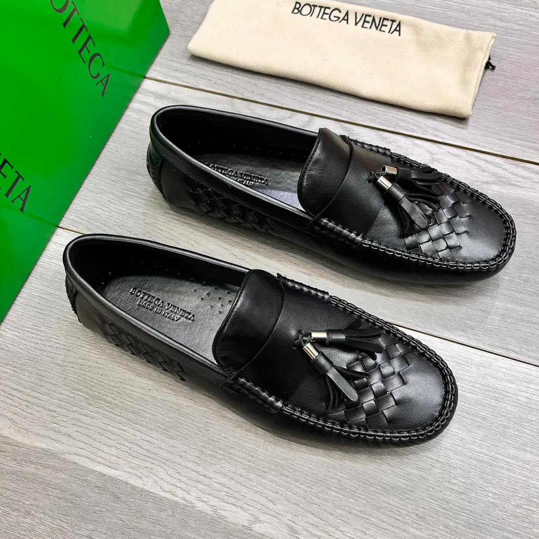 Factory price 420💵BV new men's shoes original replica👉👉High-end men's casual beanie shoes/💞driving shoes! 🔊Upper imported cowhide woven, ☑️Sheepskin lining, one-step design, light and smart ☮☮Suitable for all kinds of travel, exclusive new style, real shot, size 38-44, (45 can be customized)